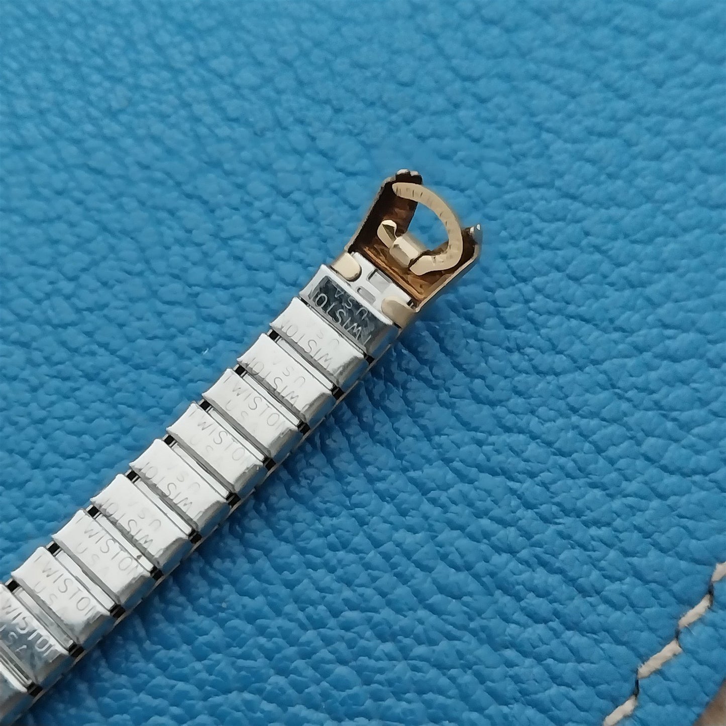 Yellow Gold-Filled Speidel Twiston Unused 1970s Vintage Cocktail Watch Band