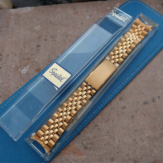 20mm Speidel Gold Tone Jubilee Unused Watch Band