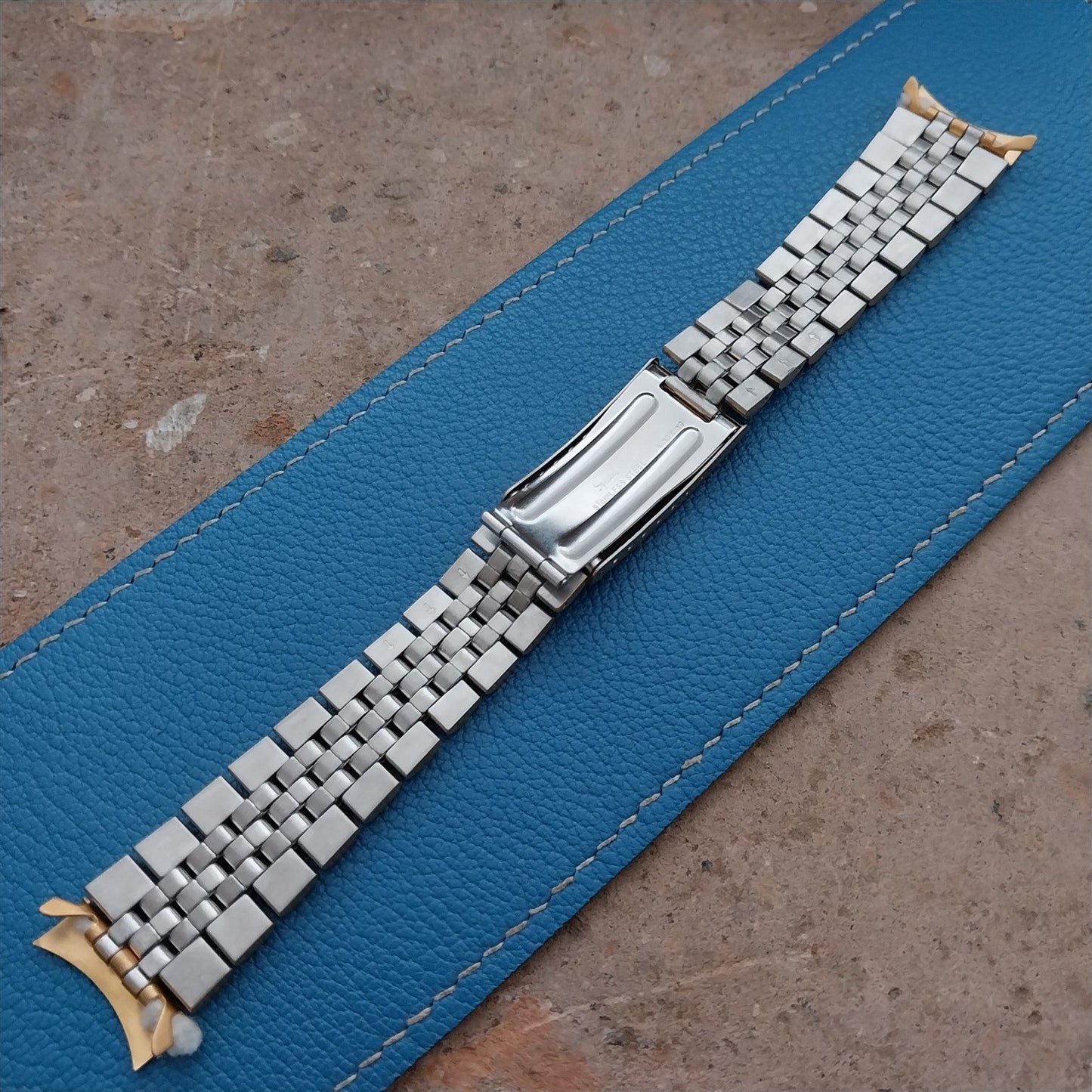 20mm Speidel Gold Tone Jubilee Unused Watch Band