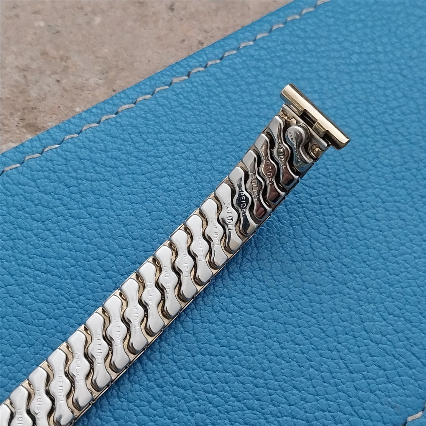 Vintage 1950s 1/2" Yellow Gold-Filled Speidel Unused Classic Stretch Watch Band