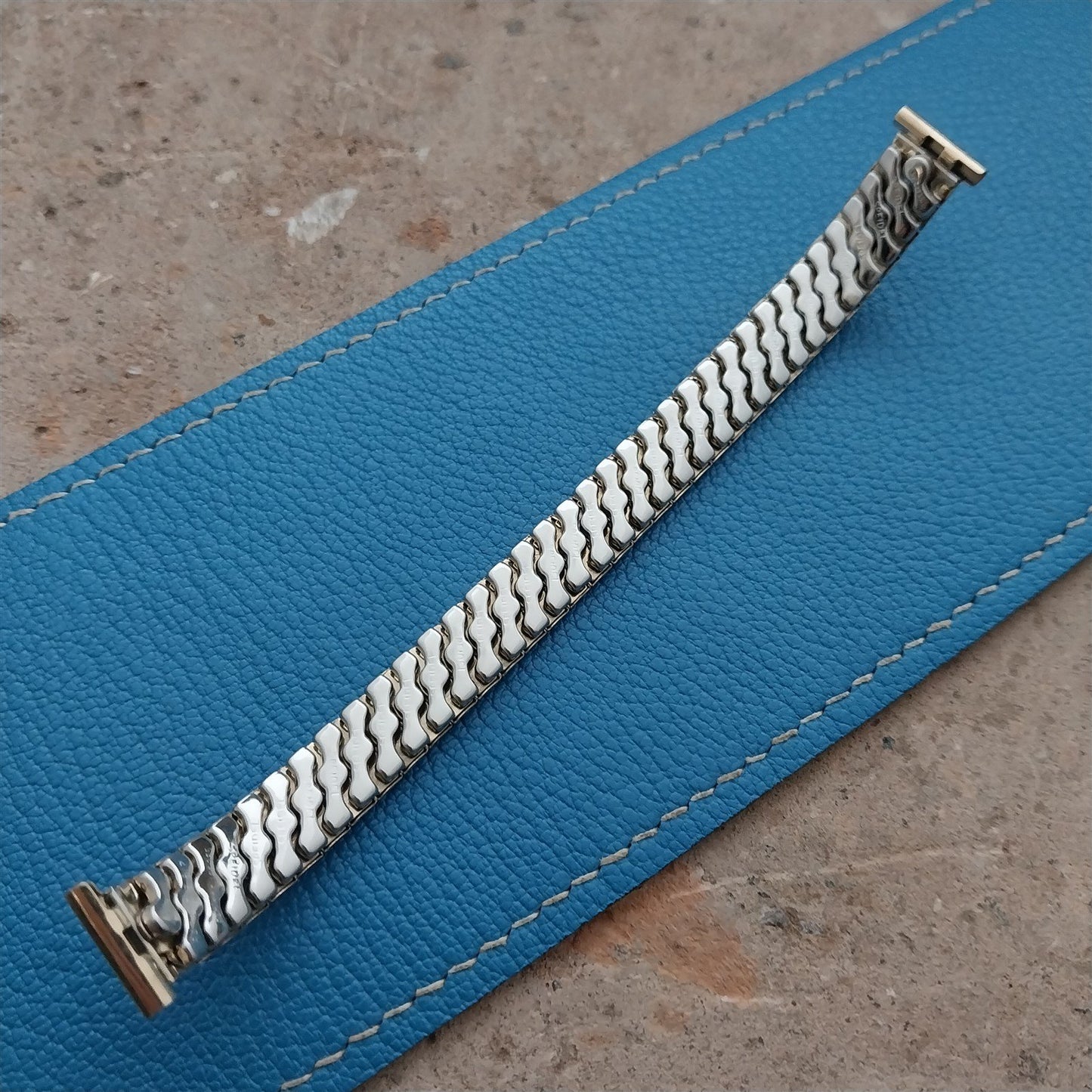 Vintage 1950s 1/2" Yellow Gold-Filled Speidel Unused Classic Stretch Watch Band