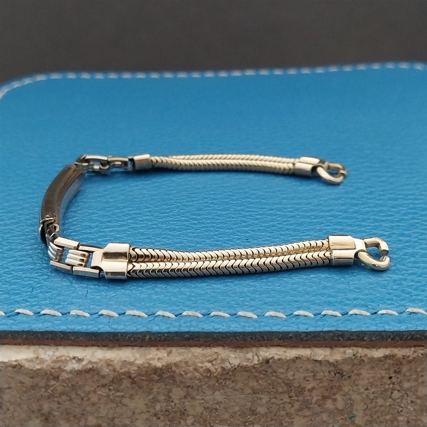Vintage Facile 12k Gold-Filled Ladies Unused 1940-1950s Cocktail Watch Band