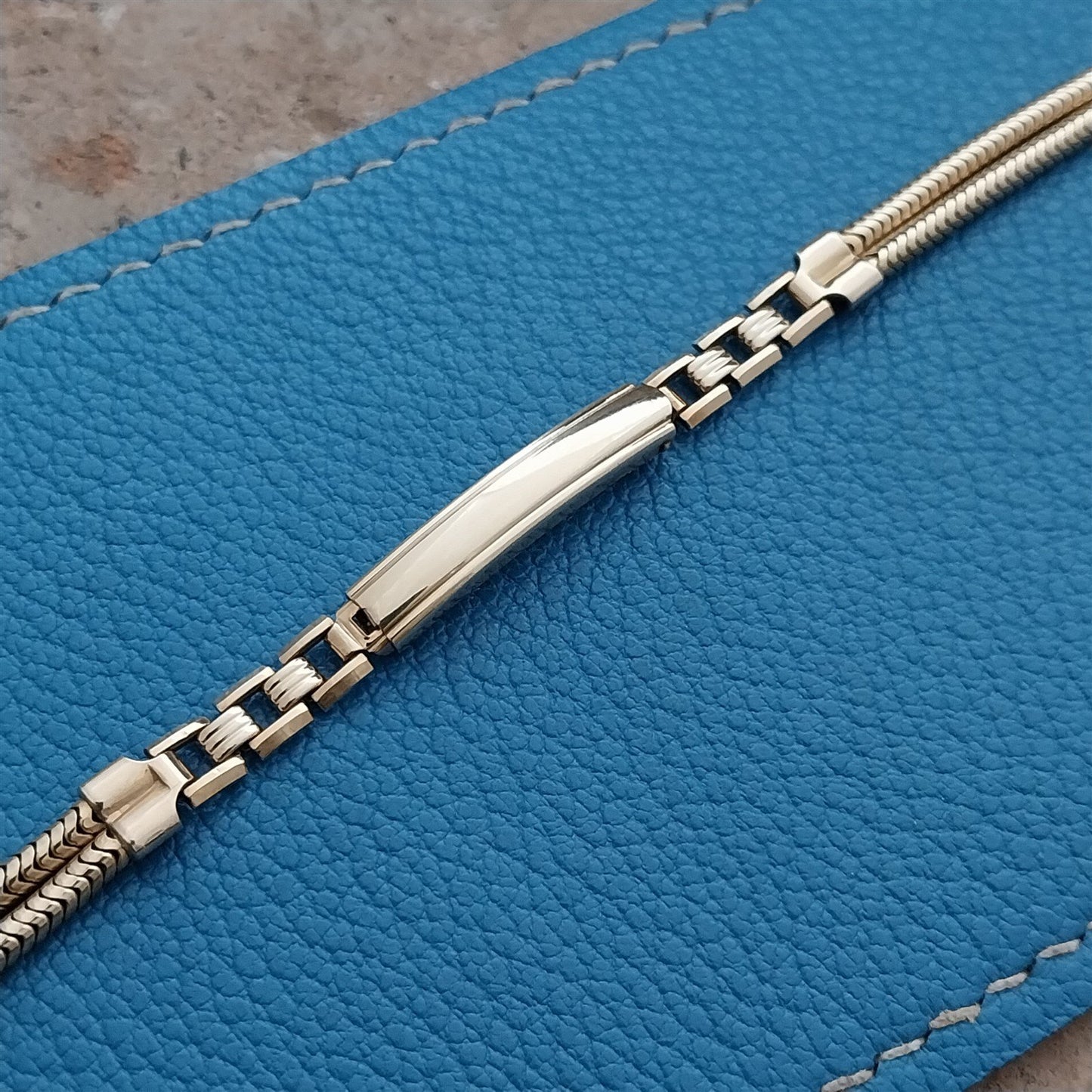Vintage Facile 12k Gold-Filled Ladies Unused 1940-1950s Cocktail Watch Band