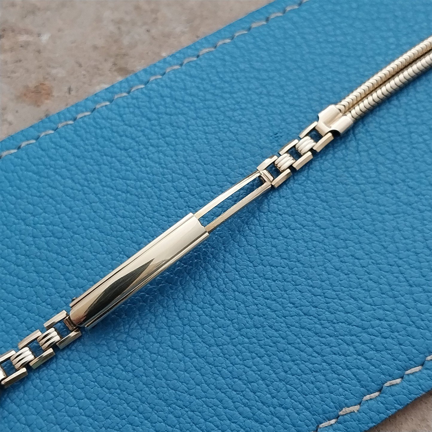 Vintage Facile 12k Gold-Filled Ladies Unused 1940-1950s Cocktail Watch Band