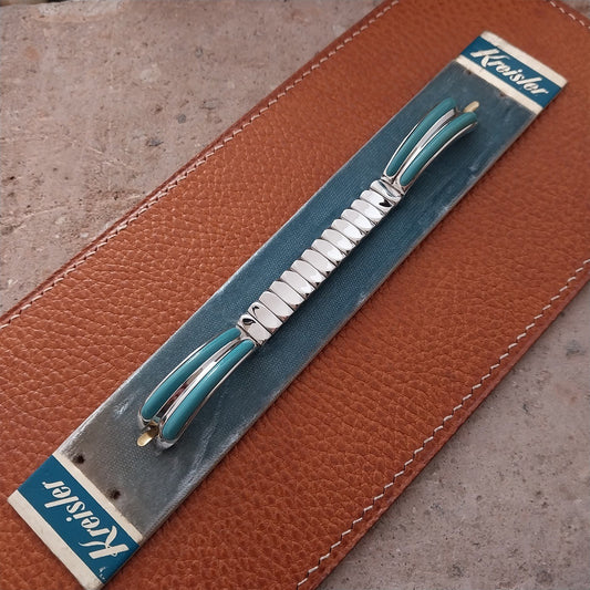 White Gold-Filled Elsa Schiaparelli Kreisler Unused Vintage Cocktail Watch Band