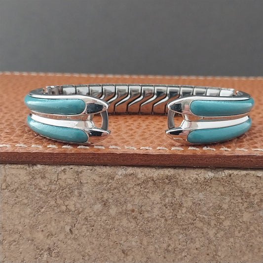 White Gold-Filled Elsa Schiaparelli Kreisler Unused Vintage Cocktail Watch Band