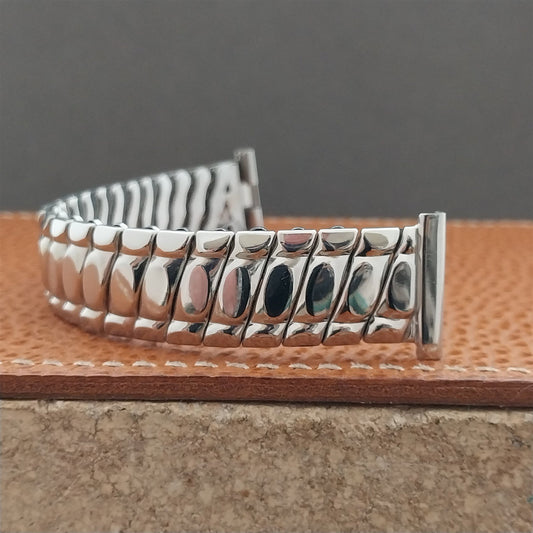 18mm 19mm 1950s Stainless Steel Expansion Bellavance nos Vintage Watch Band