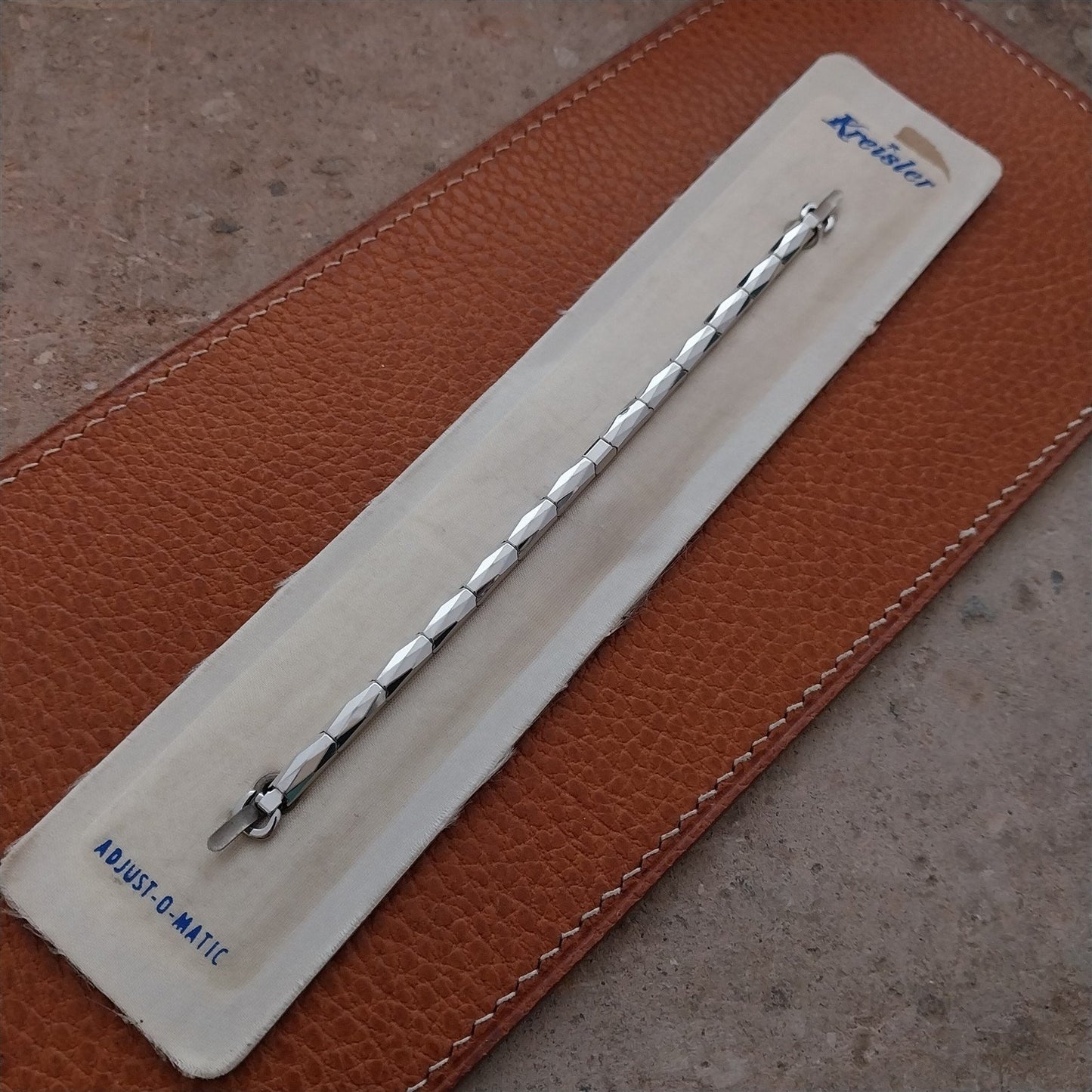 Vintage 1960s Kreisler White Gold Filled Ladies Unused Cocktail Watch Band