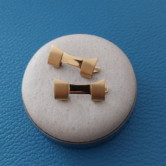 Invicta 8930 Pro Diver 20mm Gold Tone Watch Band End Links