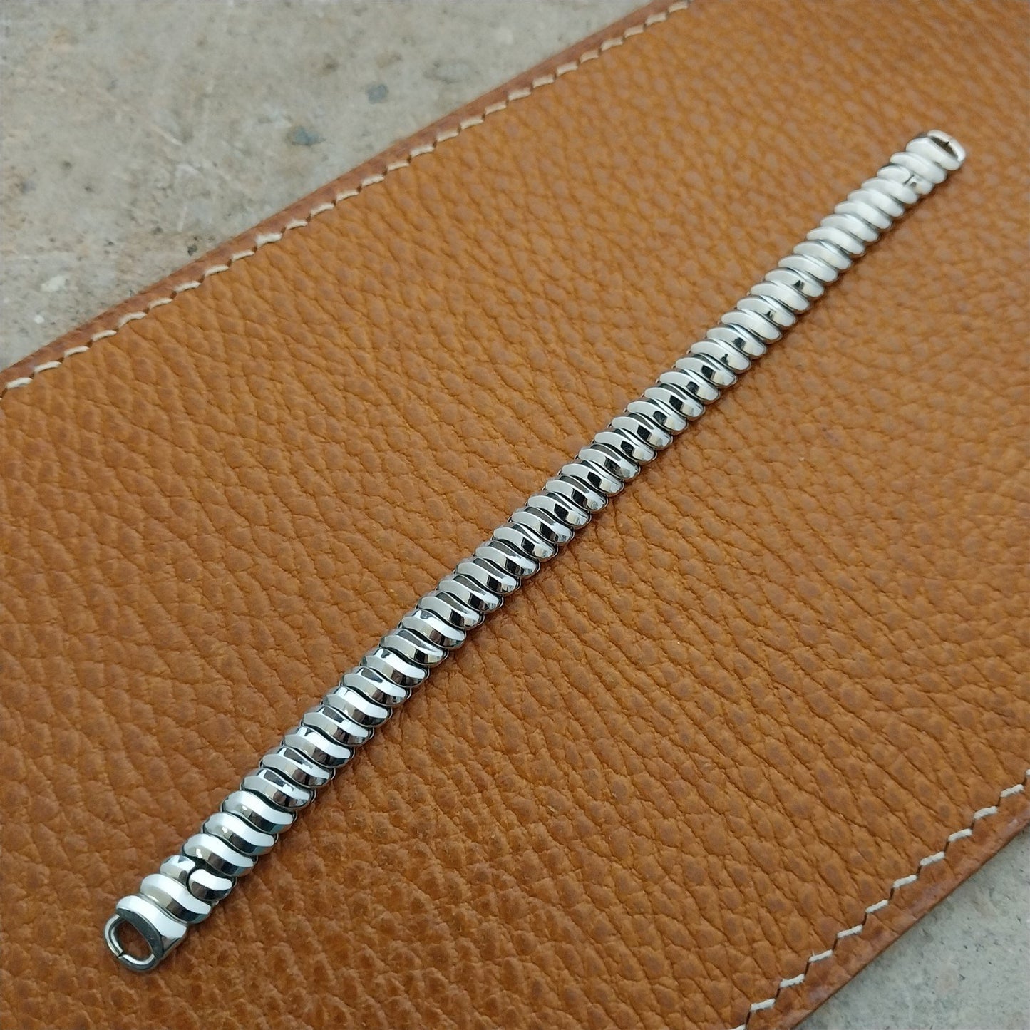 Vintage 50s White Gold-Filled Ladies Expansion Gemex Unused Cocktail Watch Band