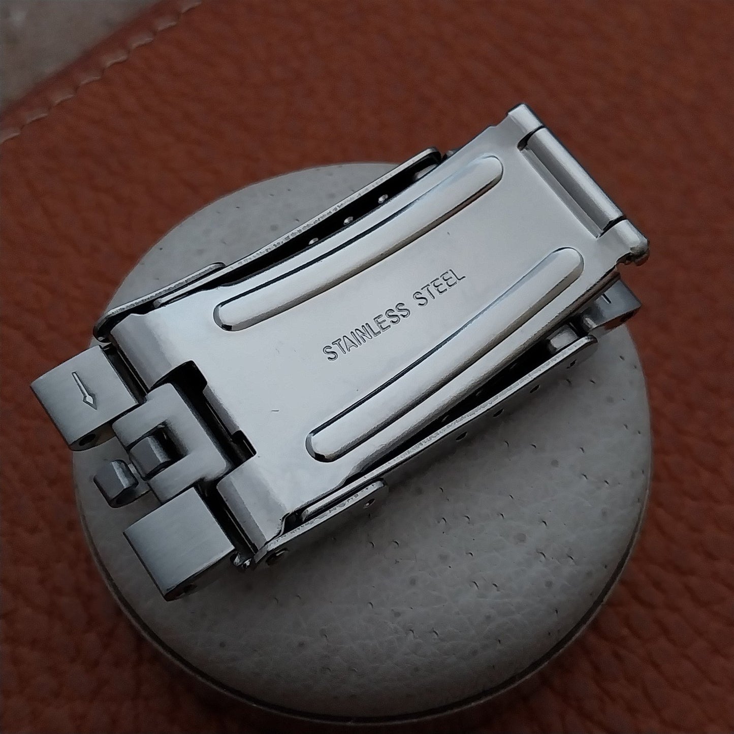 Invicta Stainless Steel & Yellow Gold Tone Jubilee Band Clasp