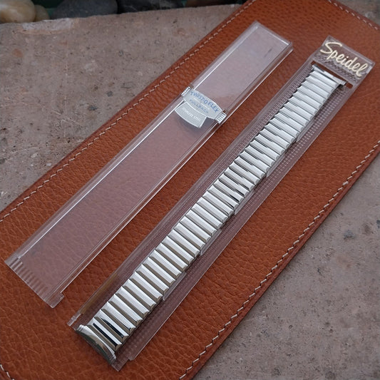 Stainless Speidel Fullback 19mm 18mm 17mm Long Strecth Vintage Watch Band