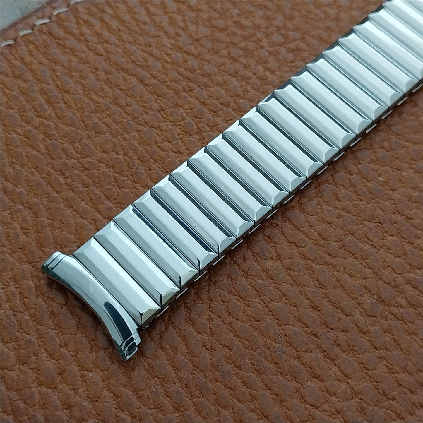 Stainless Speidel Fullback 19mm 18mm 17mm Long Strecth Vintage Watch Band
