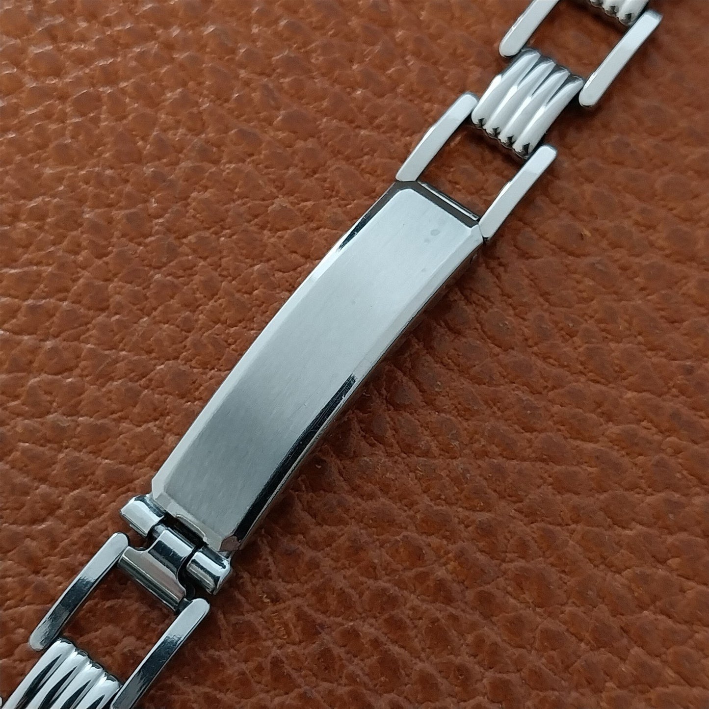 5/8" 15mm 14mm Gemex Stainless Steel 1940s nos Vintage Watch Band