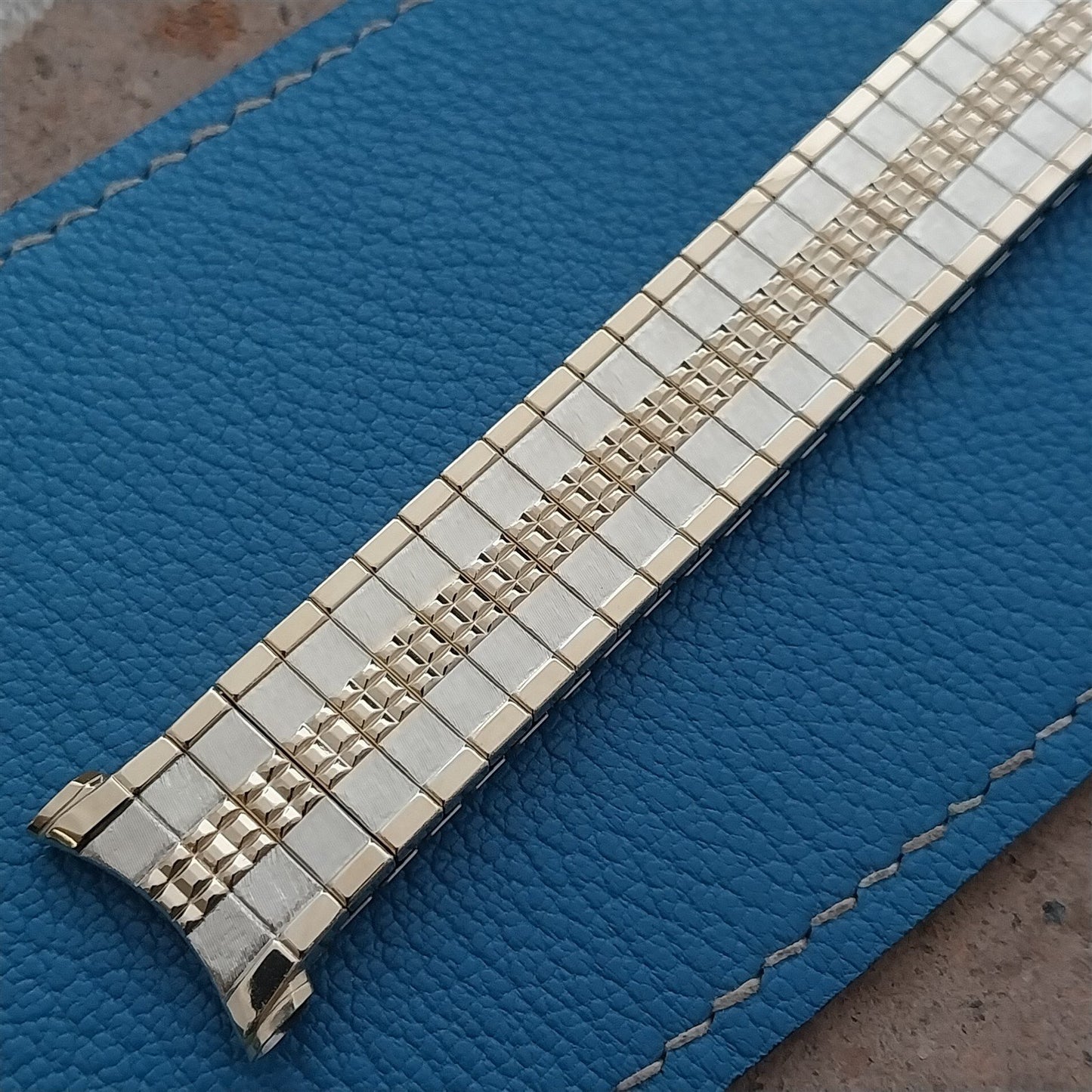 19mm 18mm 17mm 1968 Gold Filled Speidel Golden Templar Vintage Watch Band