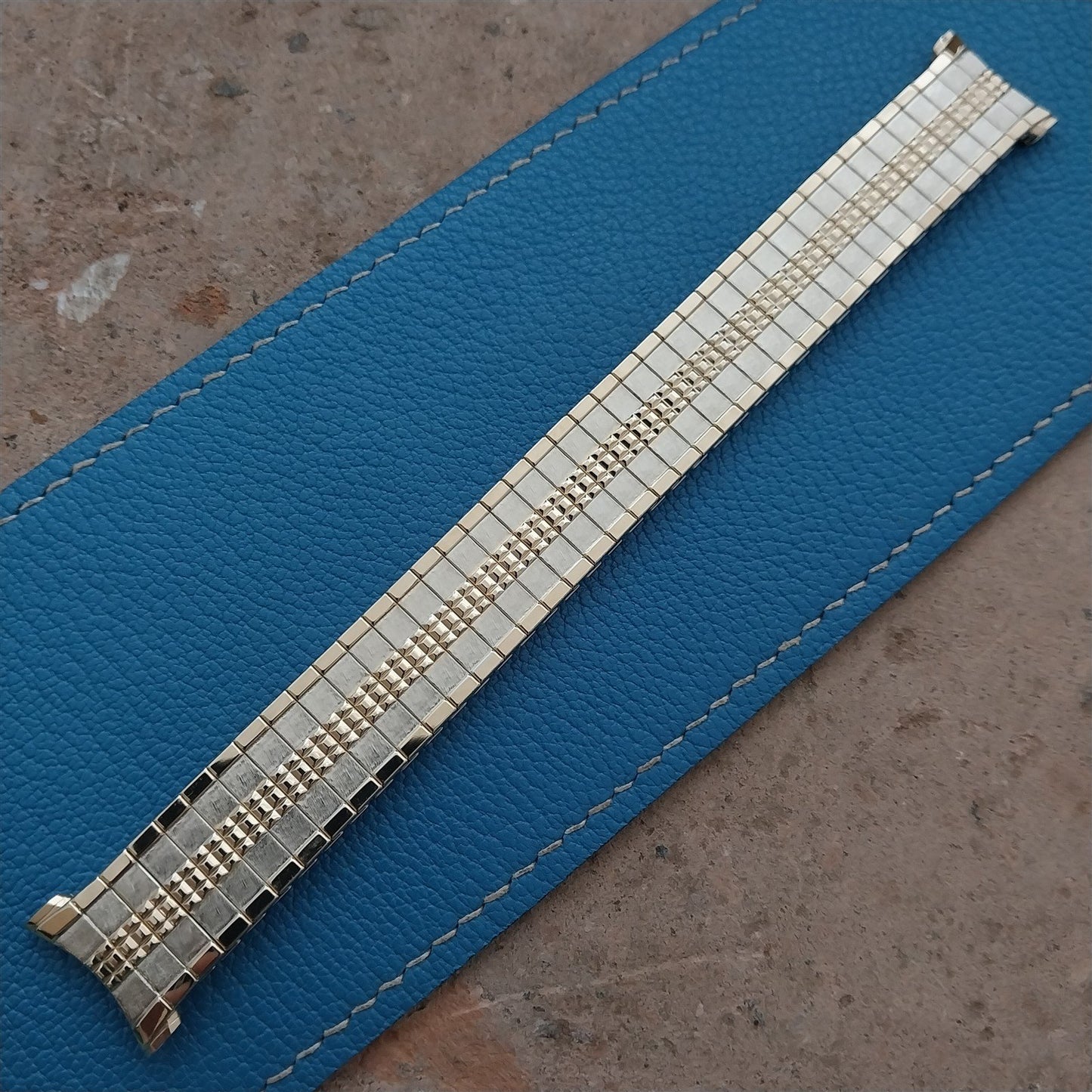 19mm 18mm 17mm 1968 Gold Filled Speidel Golden Templar Vintage Watch Band