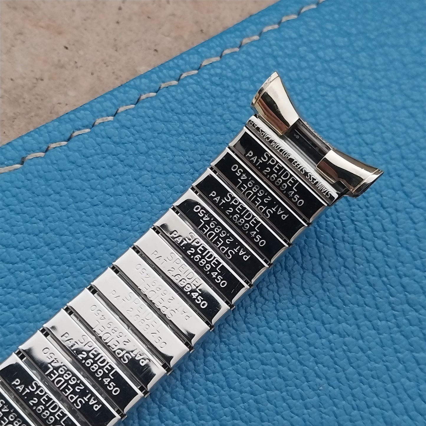 19mm 18mm 17mm 1968 Gold Filled Speidel Golden Templar Vintage Watch Band