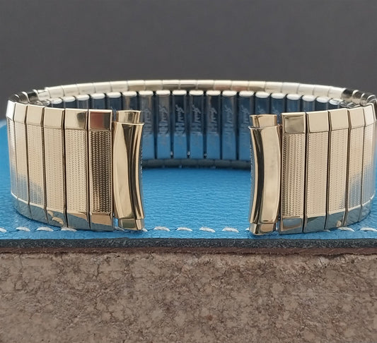 17mm 18mm 19mm 20mm Hirsch Speidel Gold Tone Unused Watch Band