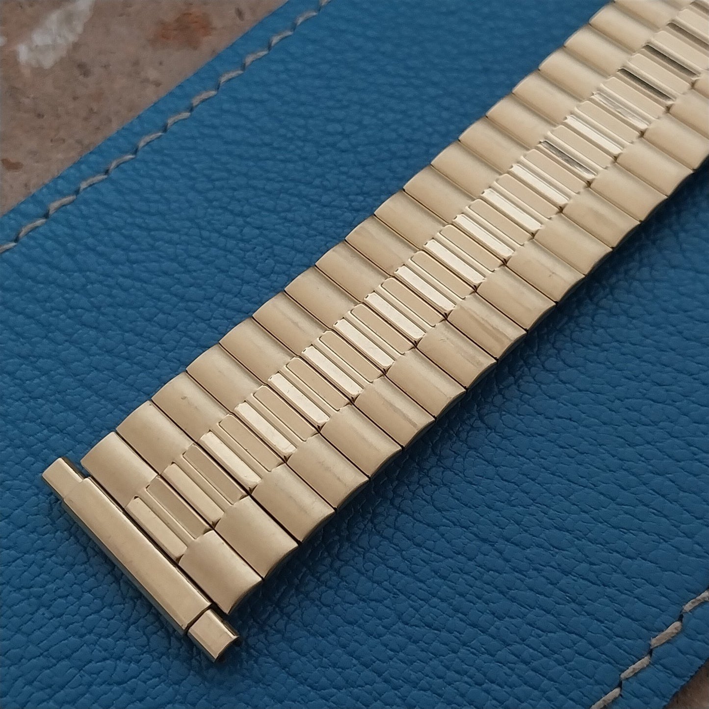 17mm 18mm 19mm 20mm Hirsch Speidel Gold Tone Unused Watch Band