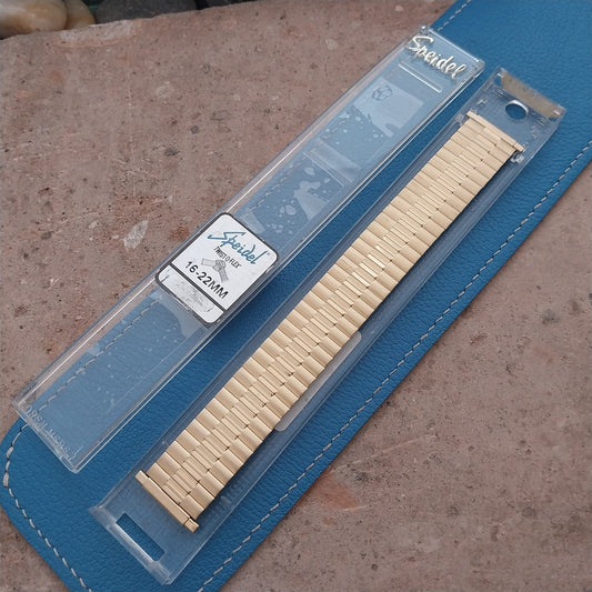 17mm 18mm 19mm 20mm Hirsch Speidel Gold Tone Unused Watch Band