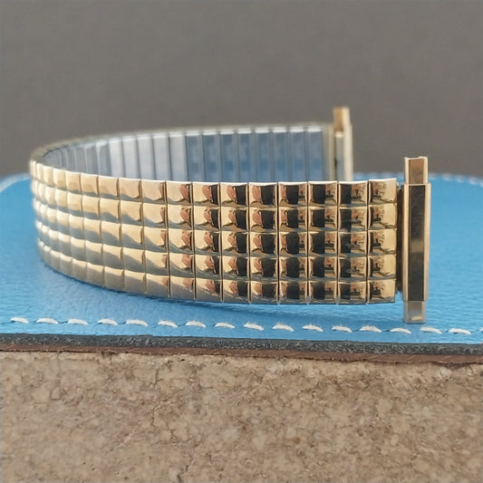 17mm 18mm 20mm 22mm Hirsch Speidel Gold Tone Unused Watch Band