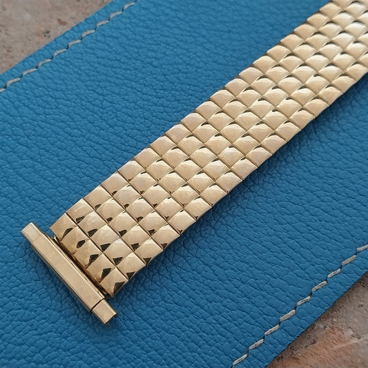 17mm 18mm 20mm 22mm Hirsch Speidel Gold Tone Unused Watch Band