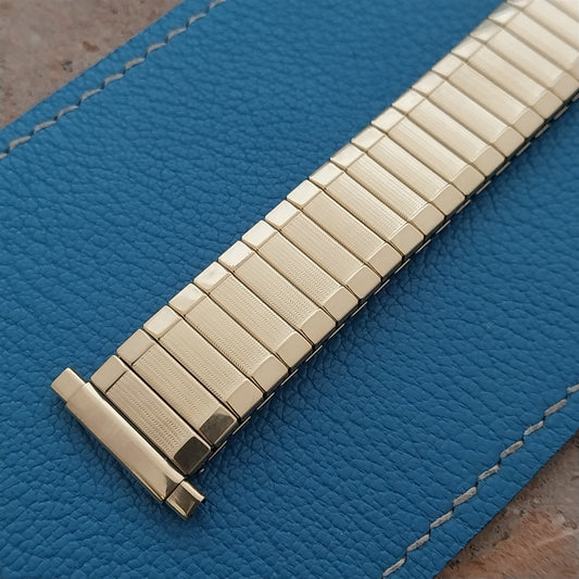 17mm 18mm 20mm Hirsch Speidel Aquarius Gold Tone Unused Watch Band