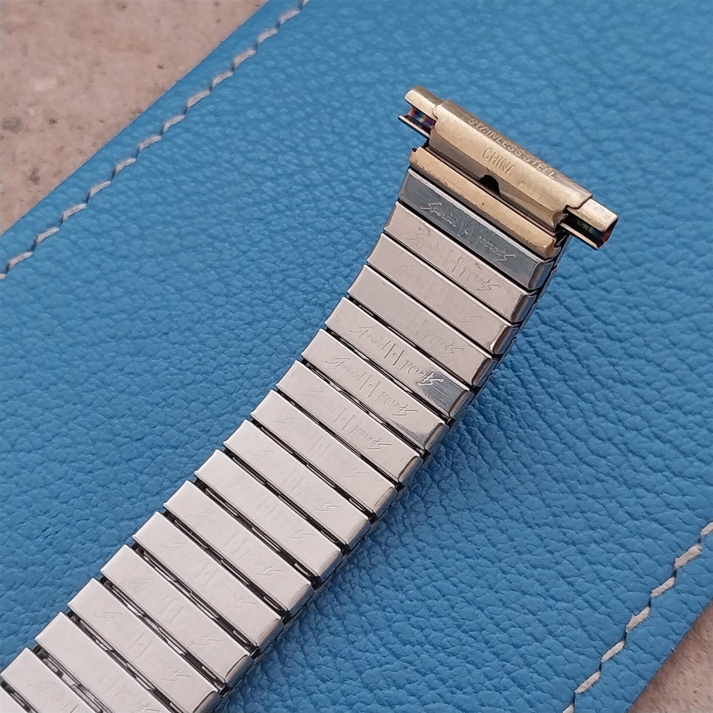 17mm 18mm 20mm Hirsch Speidel Aquarius Gold Tone Unused Watch Band