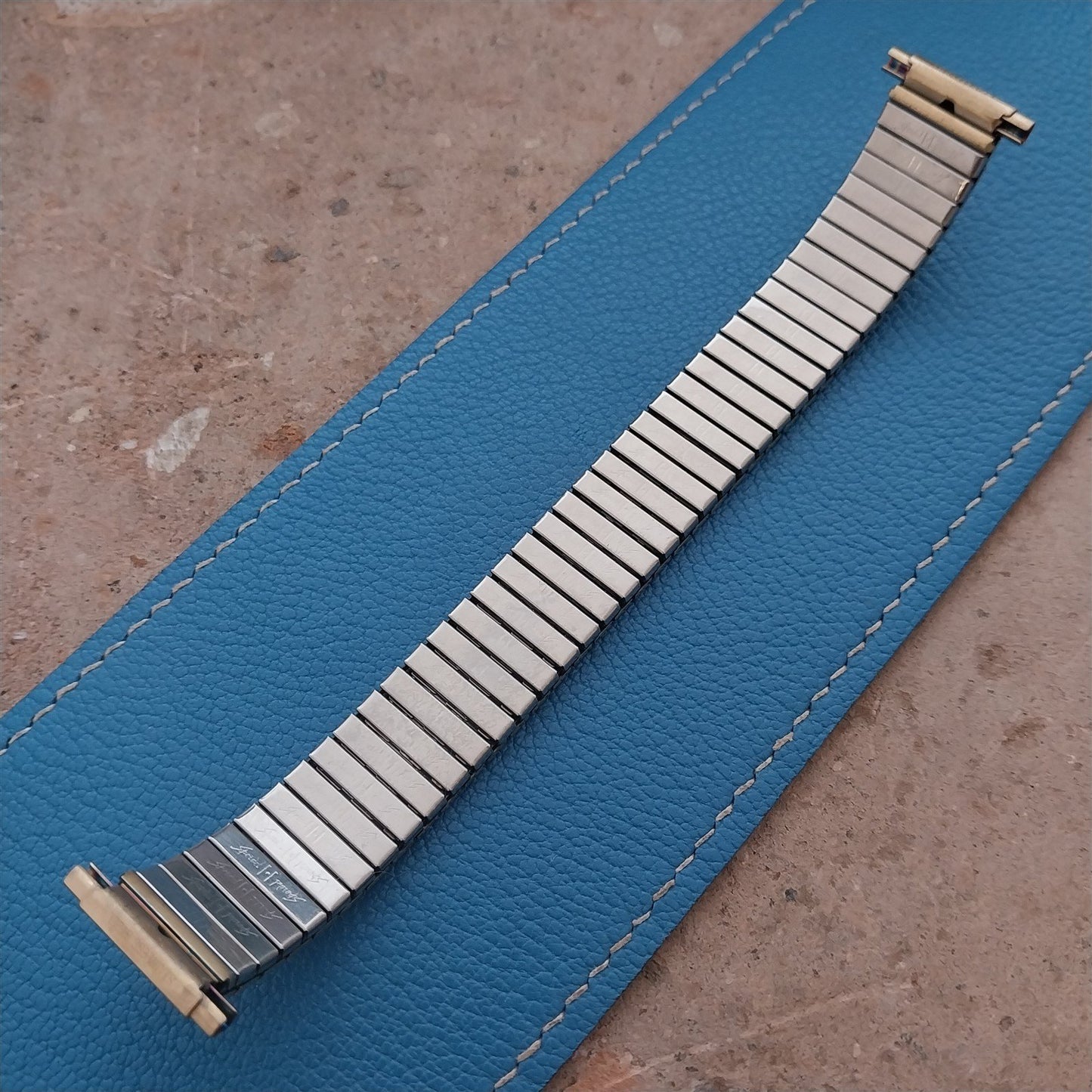 17mm 18mm 20mm Hirsch Speidel Aquarius Gold Tone Unused Watch Band