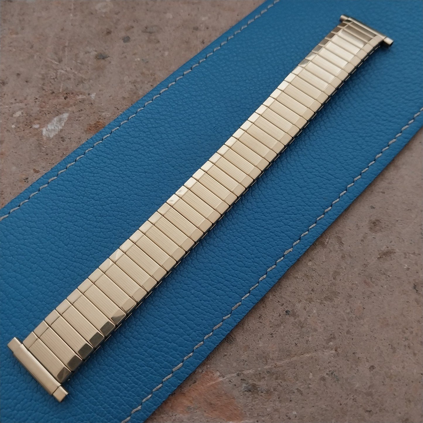 17mm 18mm 20mm Hirsch Speidel Aquarius Gold Tone Unused Watch Band