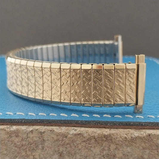 16mm 17mm 18mm 20mm Hirsch Speidel Fairway Gold Tone Unused Watch Band