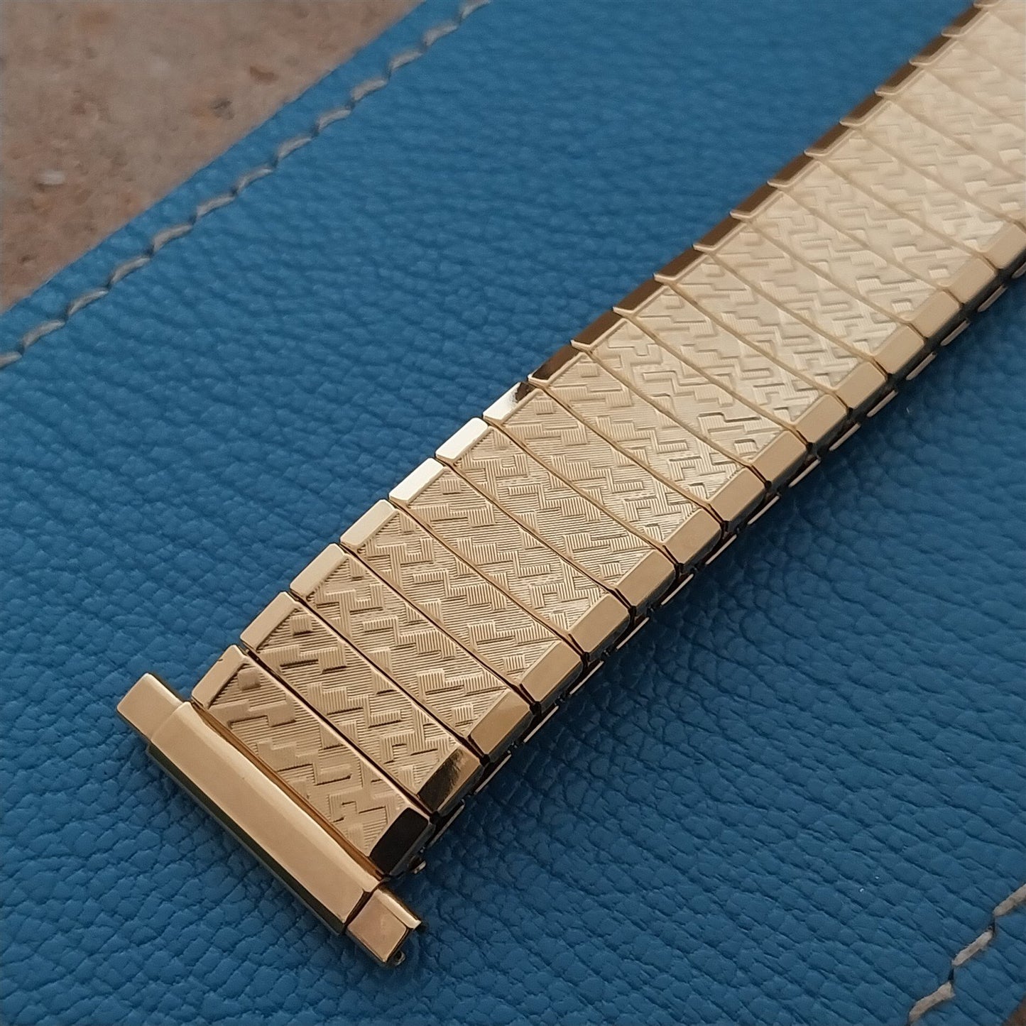 16mm 17mm 18mm 20mm Hirsch Speidel Fairway Gold Tone Unused Watch Band