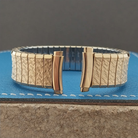 16mm 17mm 18mm 19mm Hirsch Speidel Fairway Gold Tone Unused Watch Band