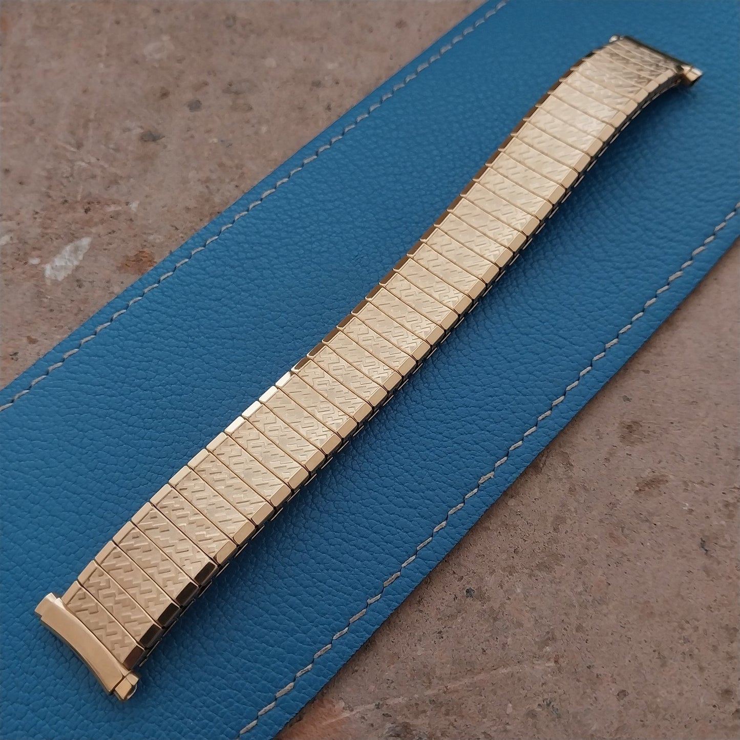 16mm 17mm 18mm 19mm Hirsch Speidel Fairway Gold Tone Unused Watch Band