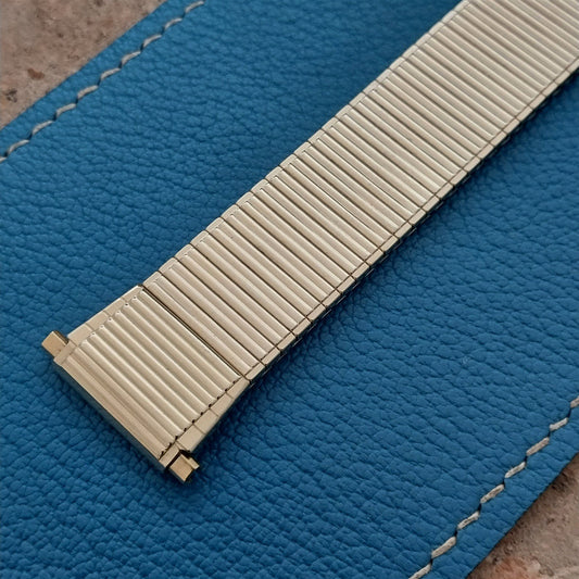 Speidel Gold-Tone Flared Thinline 18mm 19mm 20mm NOS Vintage Watch Band