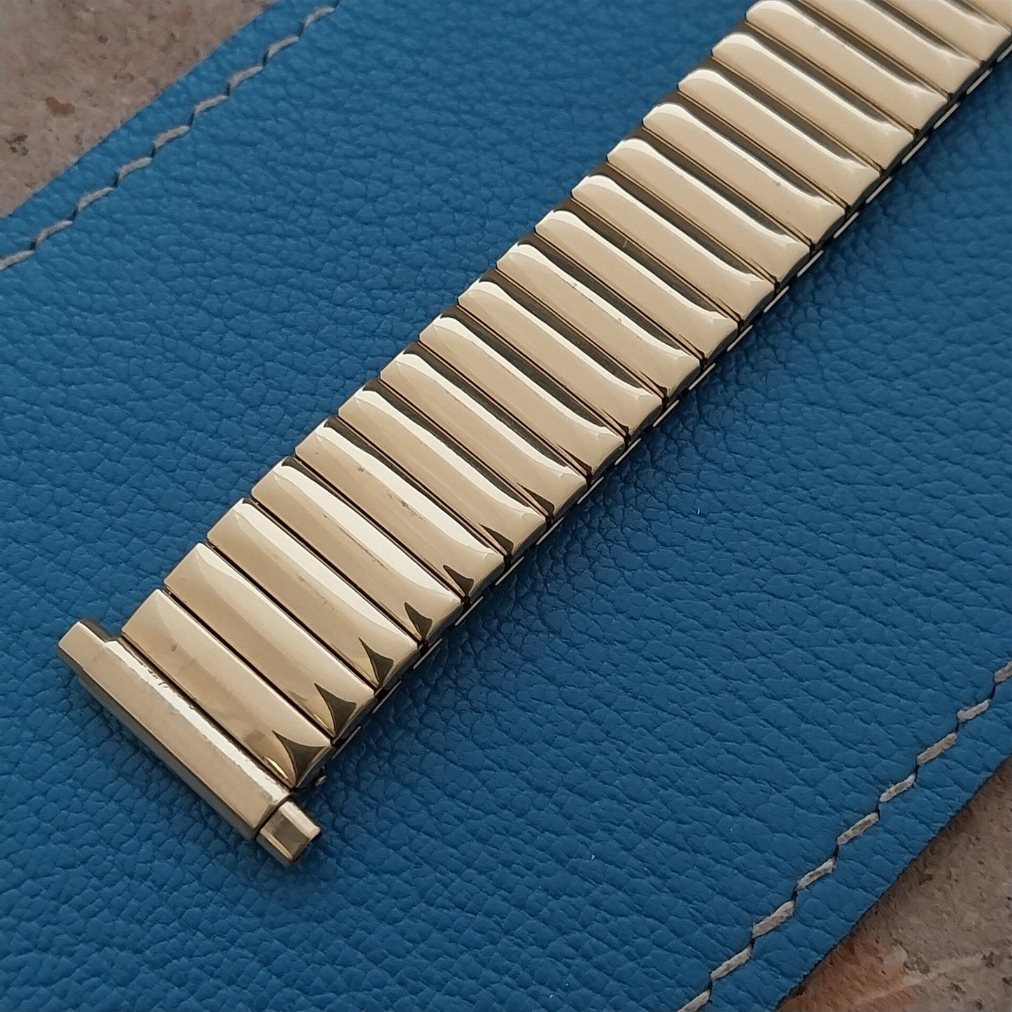 16mm 17mm 18mm 20mm Hirsch Speidel Gold Tone Unused Watch Band
