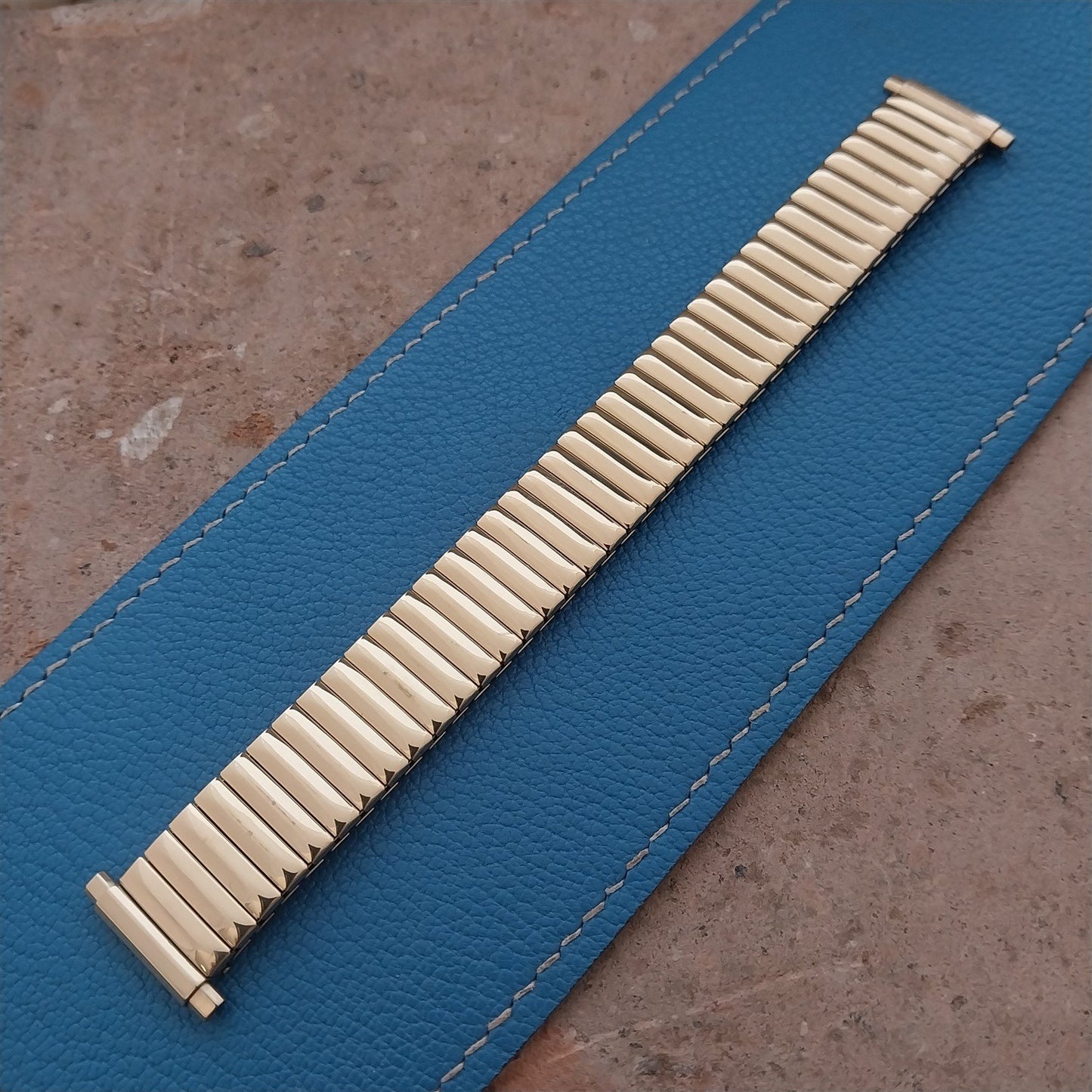 16mm 17mm 18mm 20mm Hirsch Speidel Gold Tone Unused Watch Band