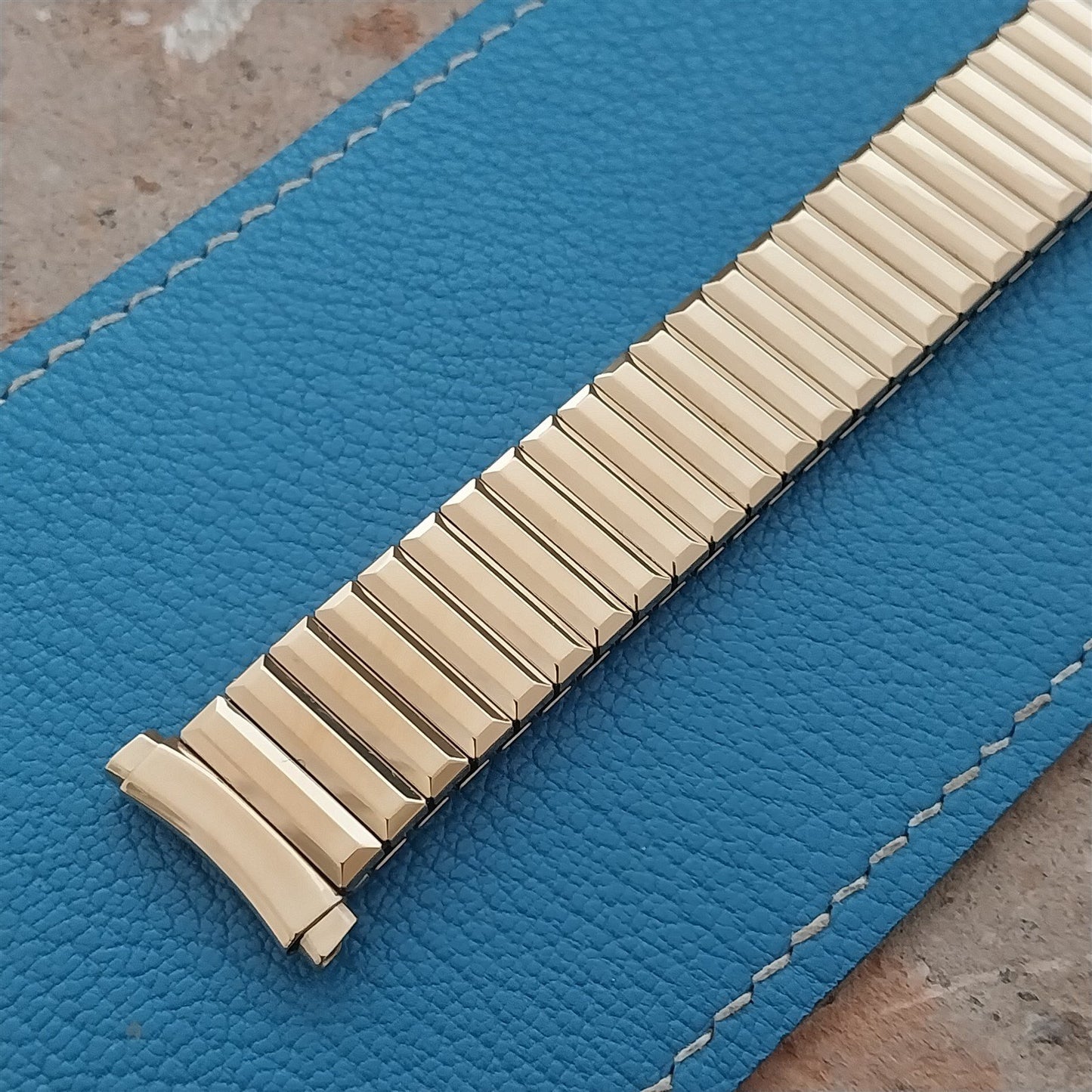 16mm 17mm 18mm 20mm Hirsch Speidel Gold Tone Unused Watch Band
