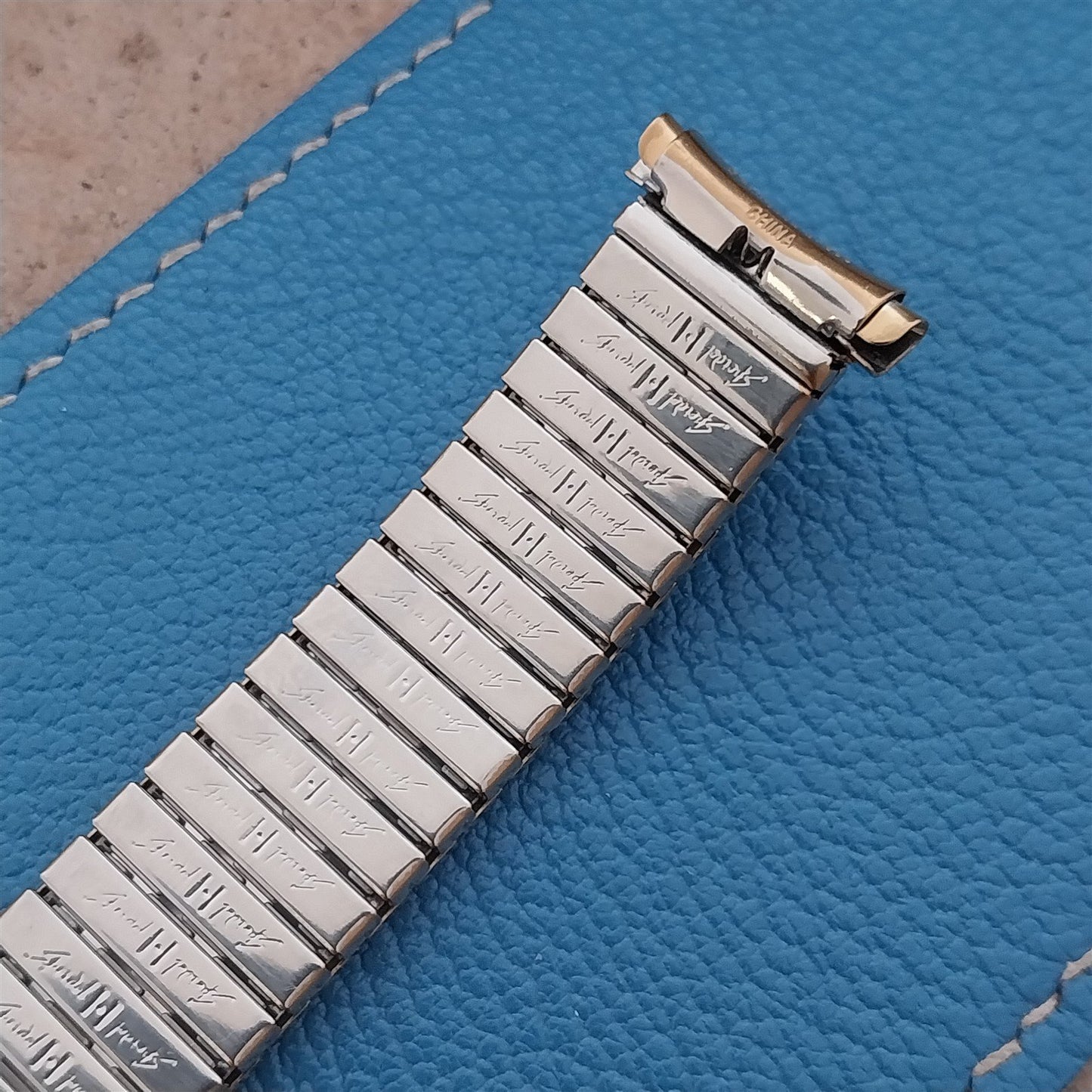 16mm 17mm 18mm 20mm Hirsch Speidel Gold Tone Unused Watch Band