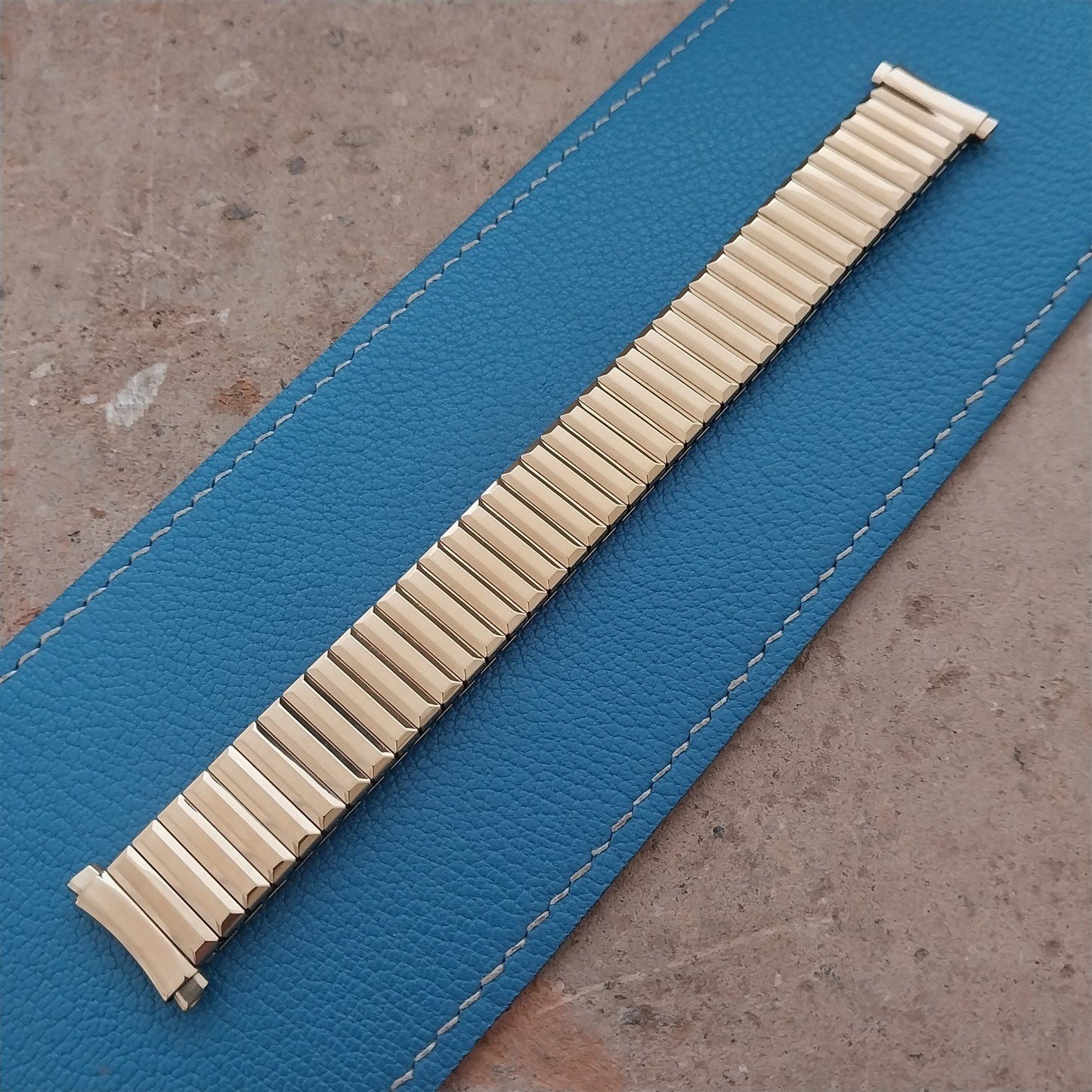 16mm 17mm 18mm 20mm Hirsch Speidel Gold Tone Unused Watch Band