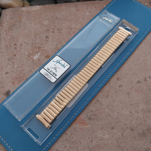 16mm 17mm 18mm 20mm Hirsch Speidel Gold Tone Unused Watch Band