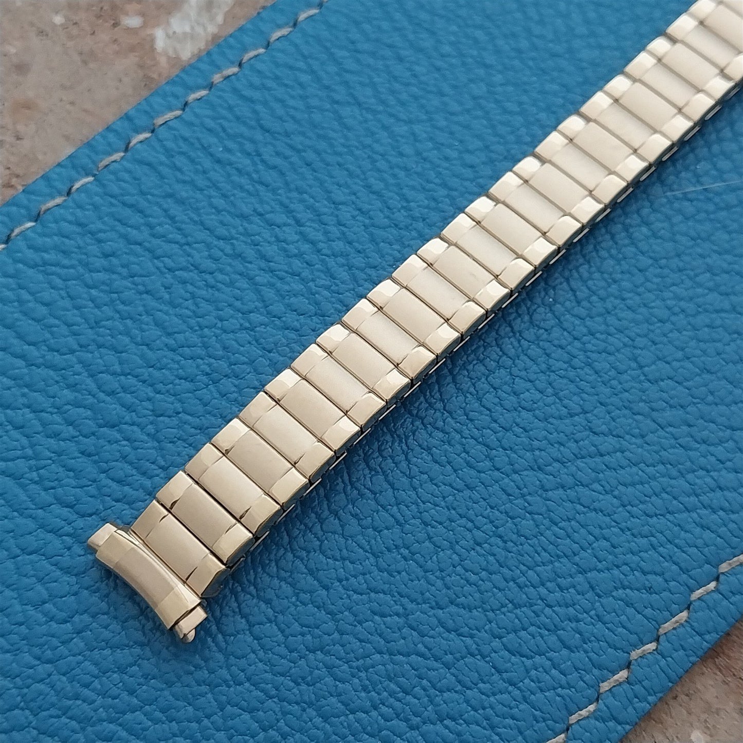 Speidel Hirsch Gold Tone 10mm 12mm 13mm Twistoflex Expansion Watch Band