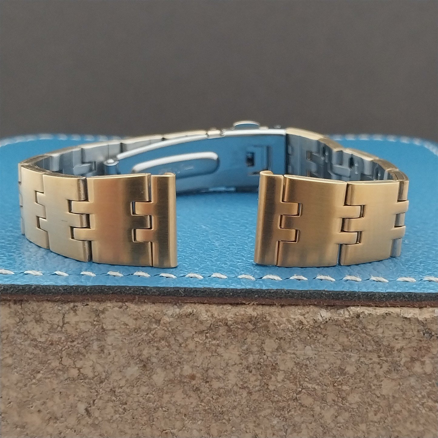 14mm Speidel Hirsch Gold-Tone Ladies Vintage Watch Band