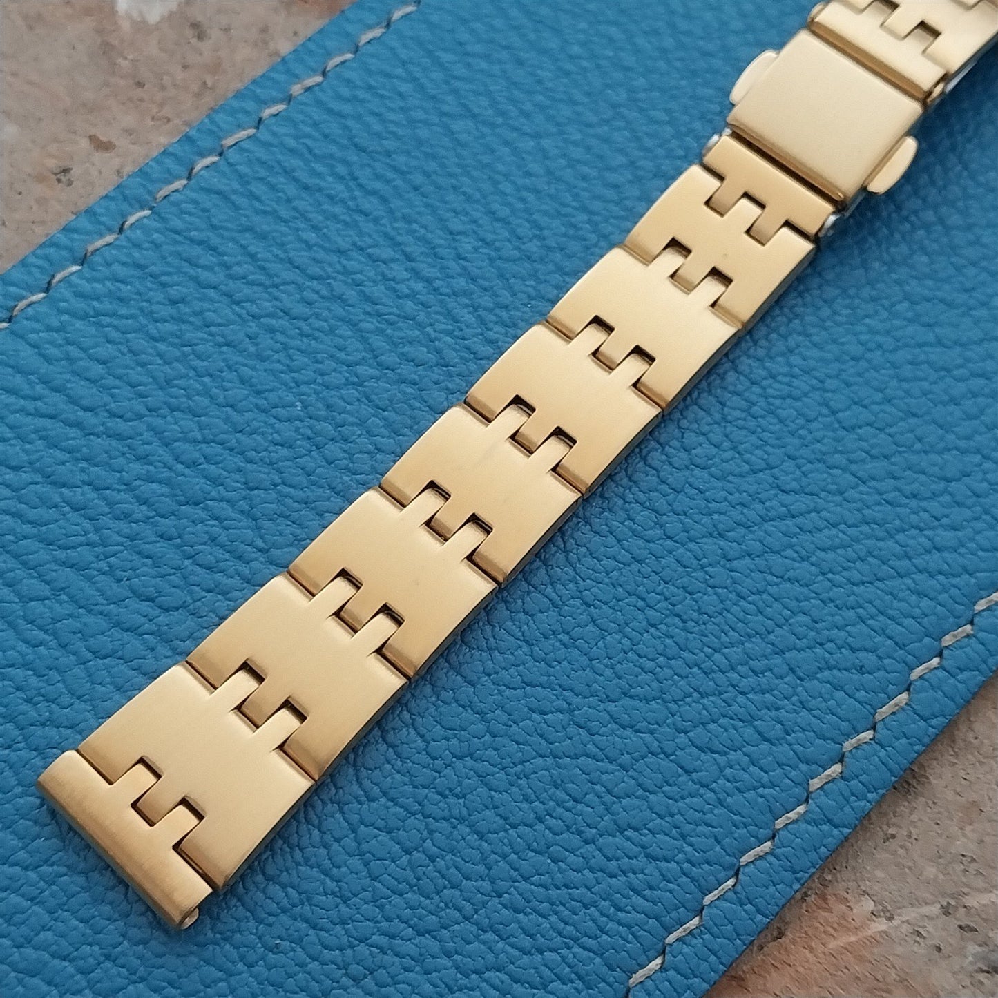 14mm Speidel Hirsch Gold-Tone Ladies Vintage Watch Band