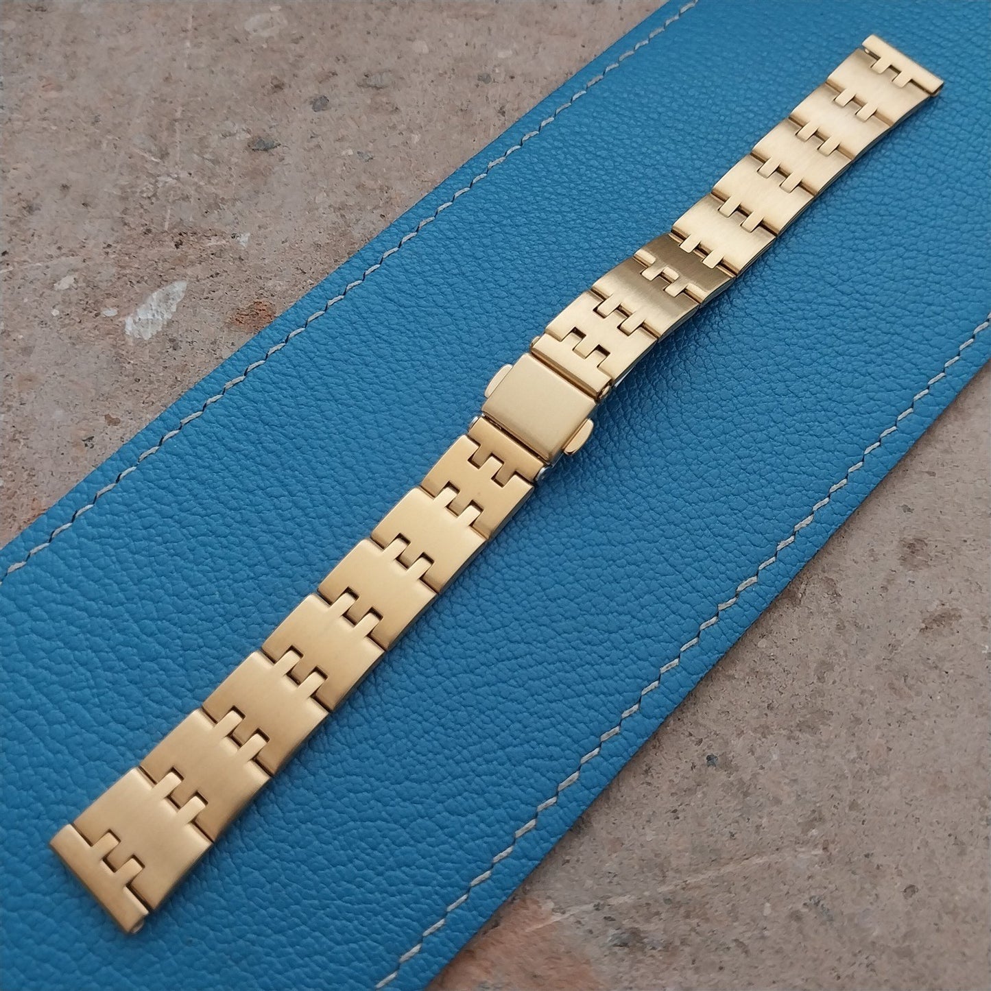 14mm Speidel Hirsch Gold-Tone Ladies Vintage Watch Band