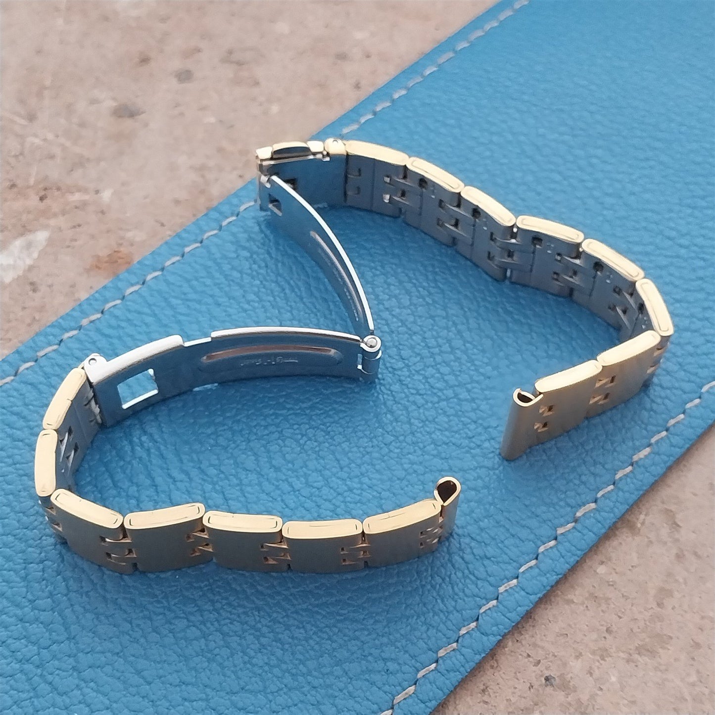 14mm Speidel Hirsch Gold-Tone Ladies Vintage Watch Band
