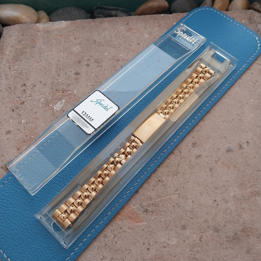 13mm Speidel Hirsch Gold-Tone Ladies Vintage Watch Band