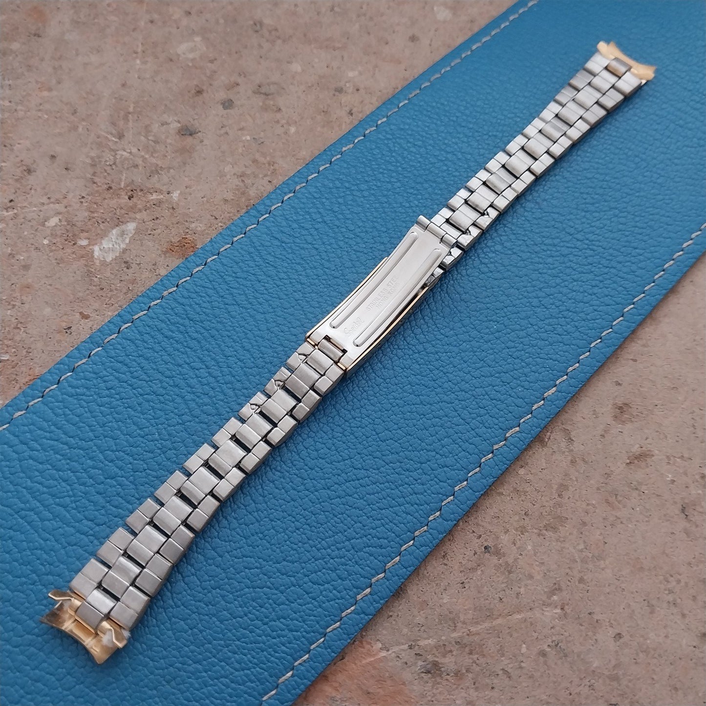 13mm Speidel Hirsch Gold-Tone Ladies Vintage Watch Band