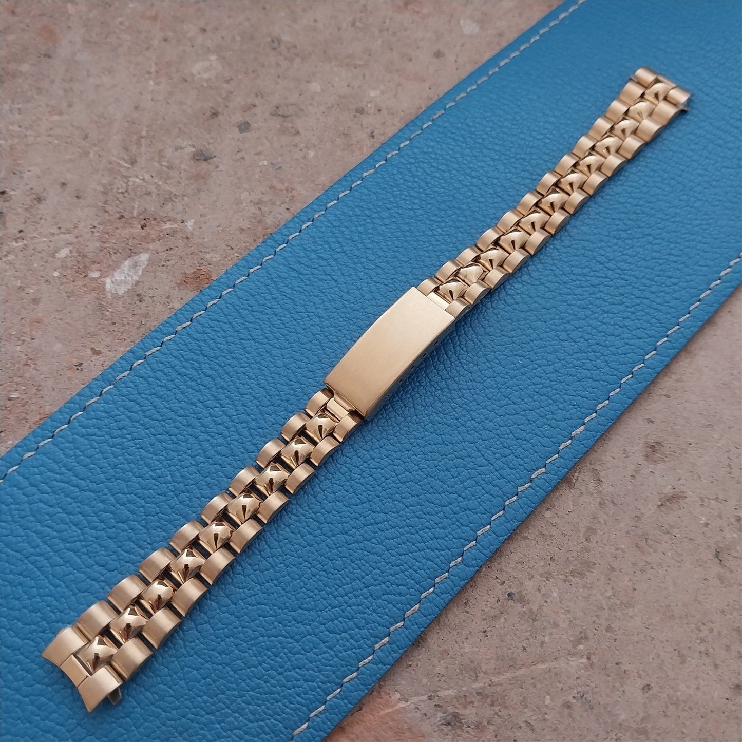 13mm Speidel Hirsch Gold-Tone Ladies Vintage Watch Band