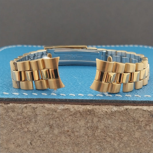 13mm Speidel Hirsch Gold-Tone President Link Ladies Vintage Watch Band
